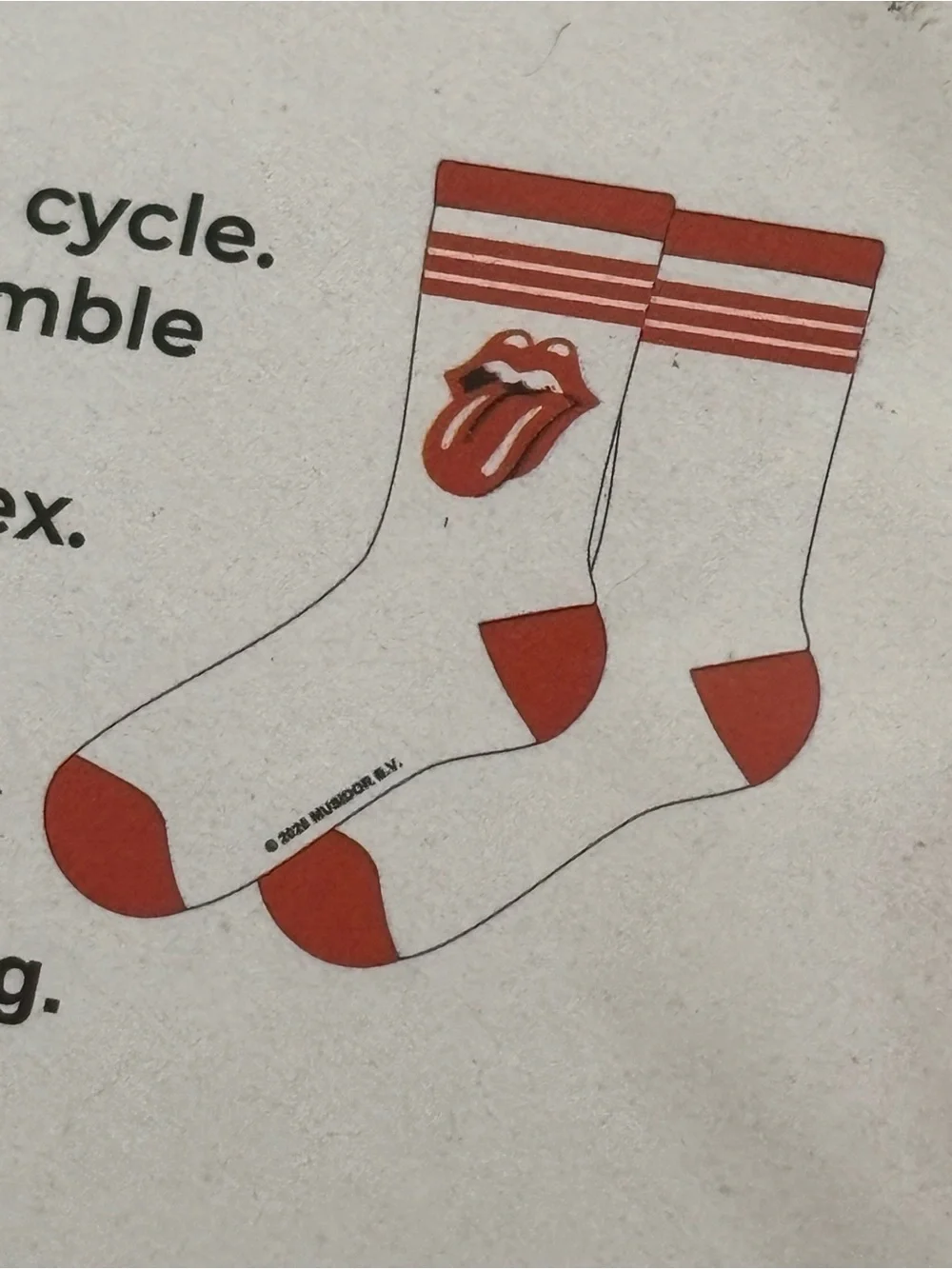 NWT The Rolling Stones Socks - Picture 6 of 12